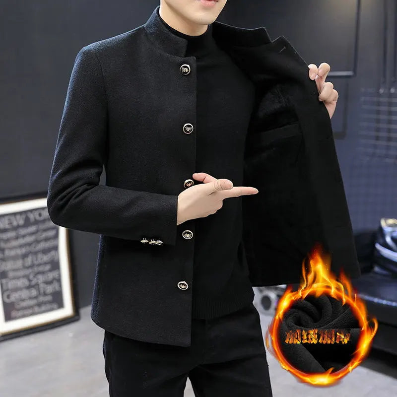 Casual Korean Version Woolen Small Suit