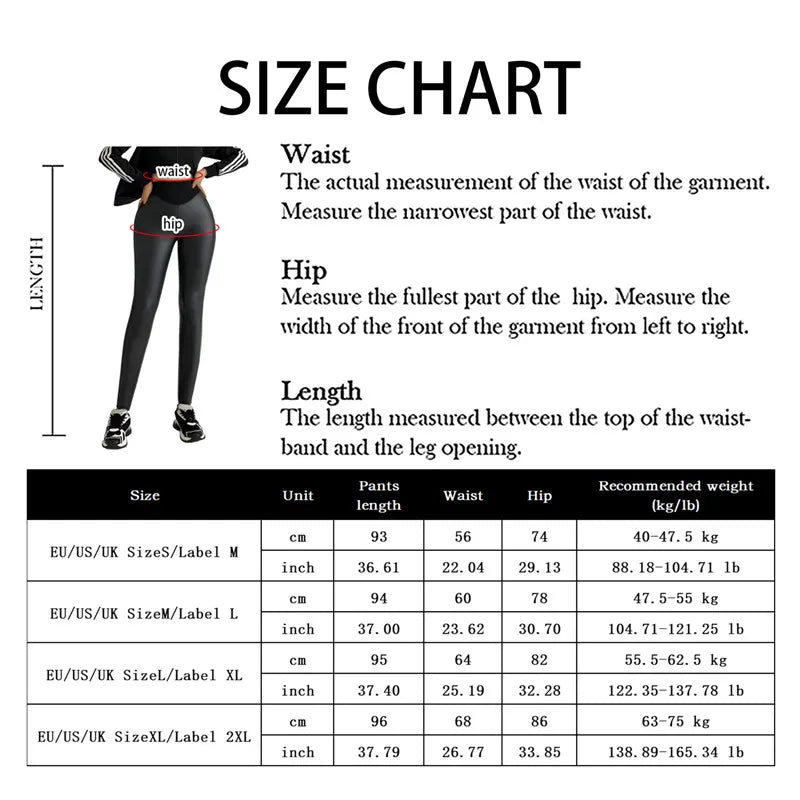 Pu Leather Women High Waist Pants