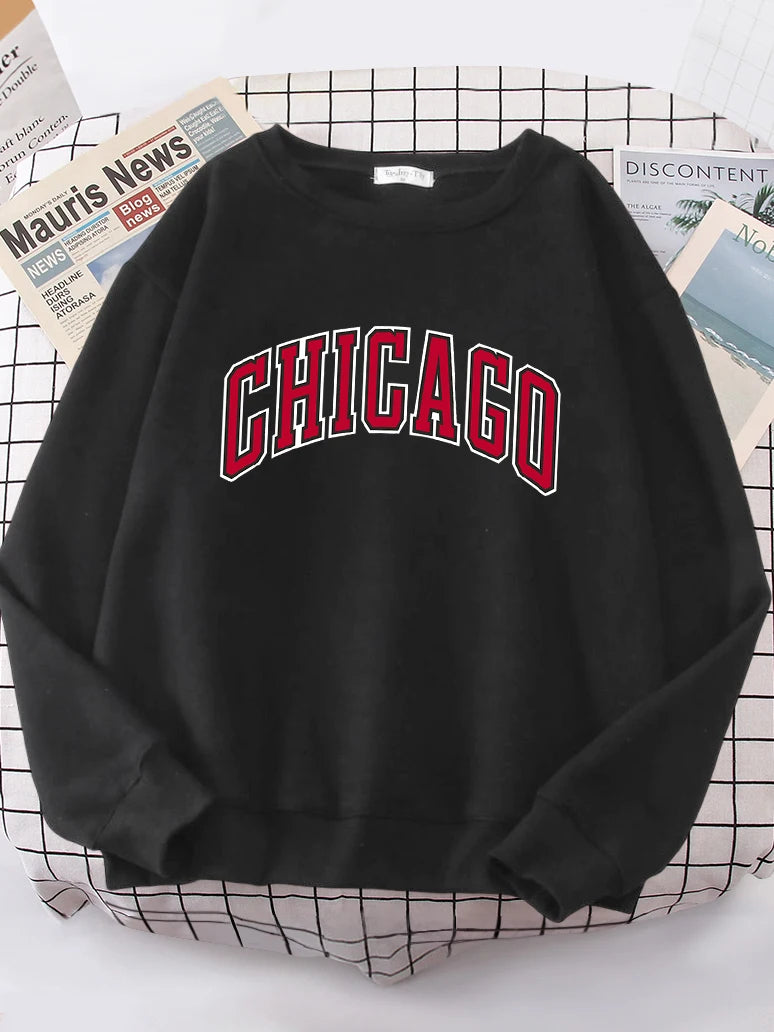 American City Chicago Prints Sweatshirt