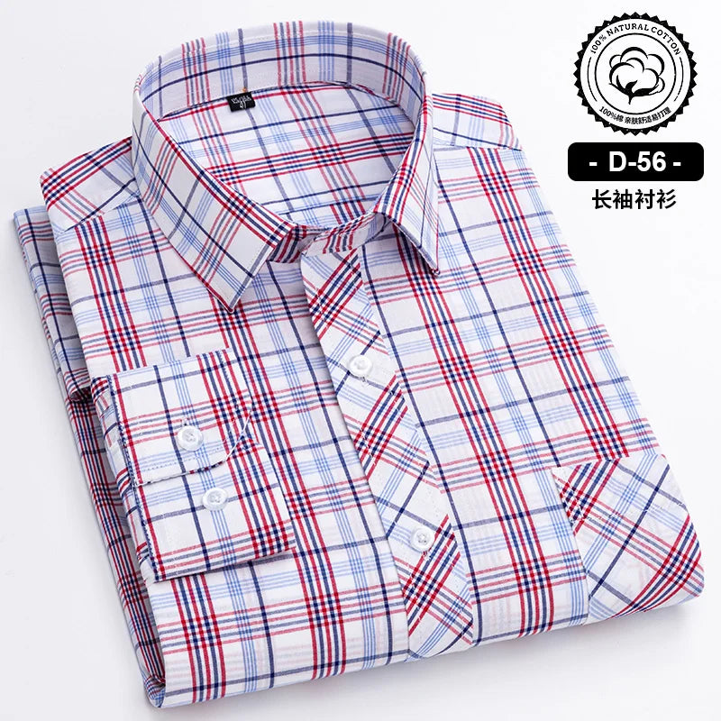 New Cotton Plaid Casual Shirts