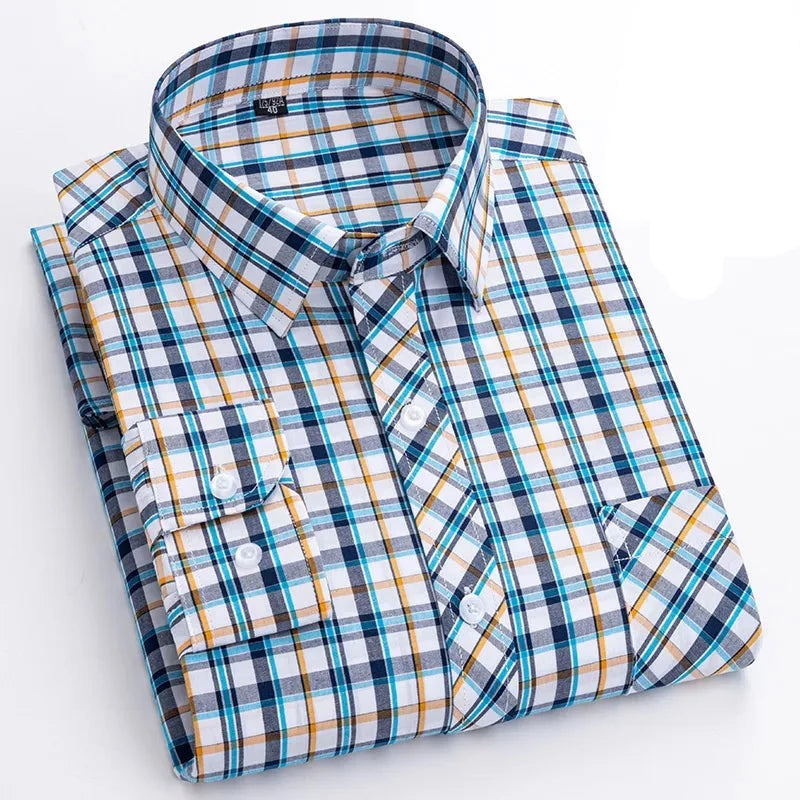 New Cotton Plaid Casual Shirts