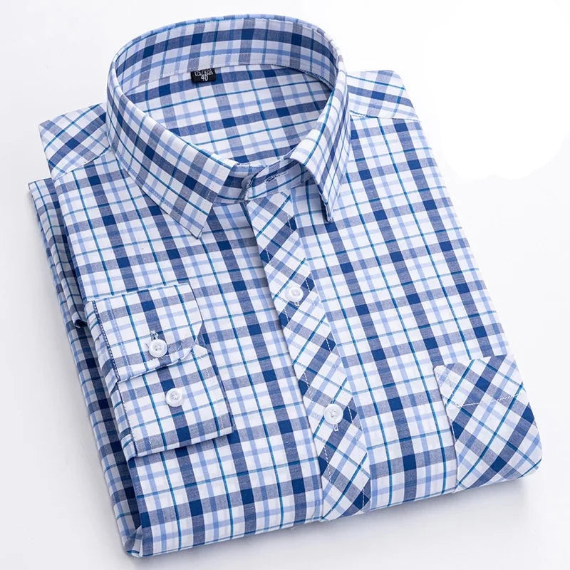 New Cotton Plaid Casual Shirts