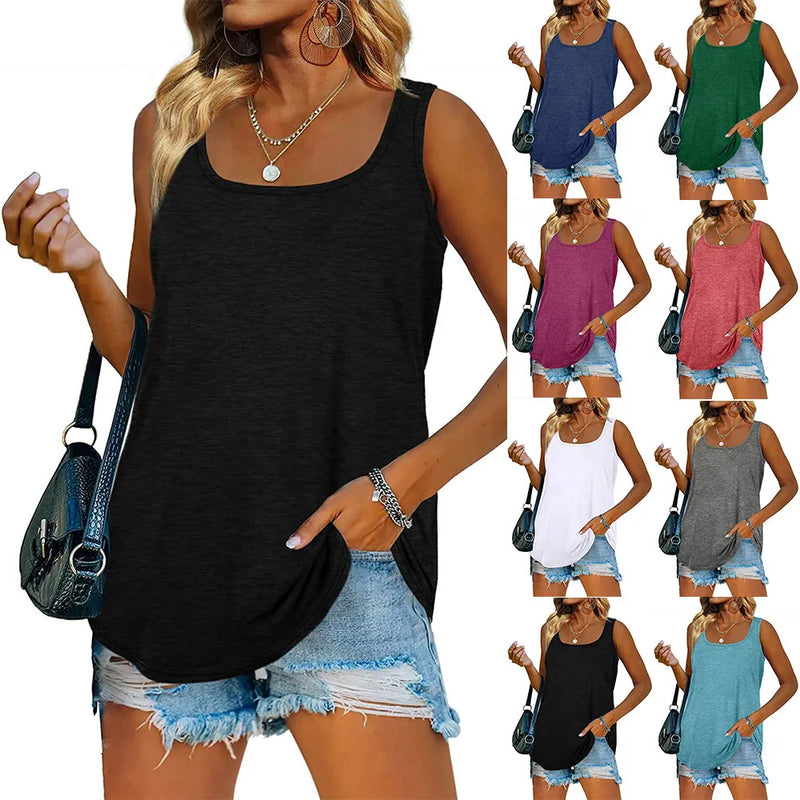 Casual Flowy Summer Sleeveless Tops