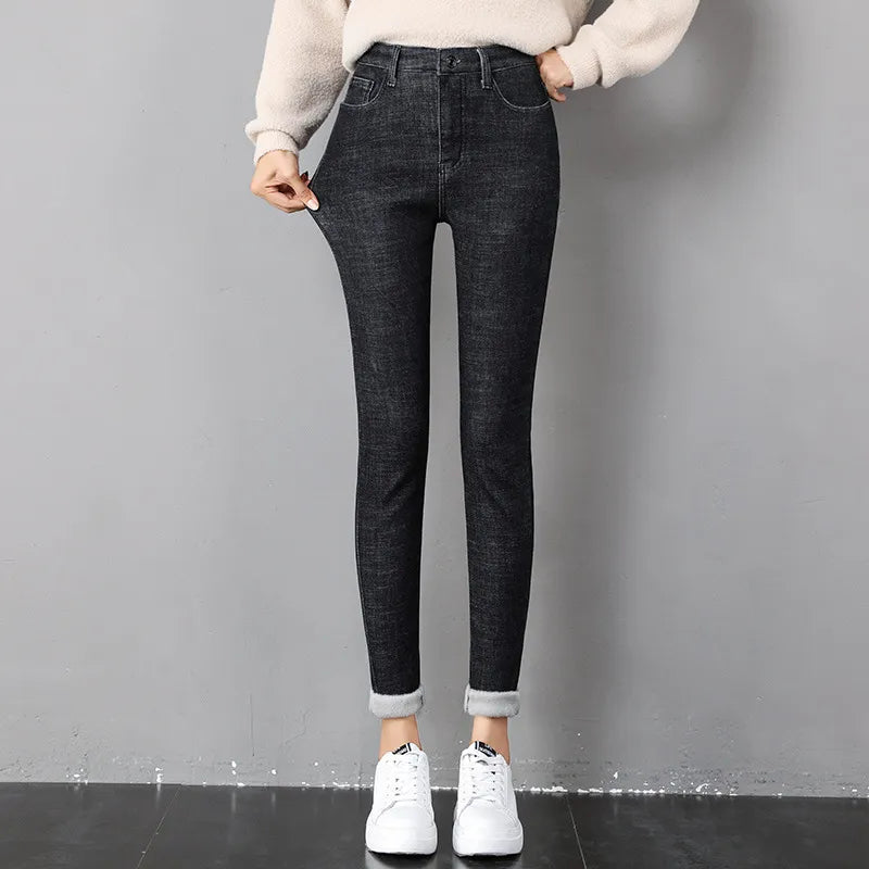 High Quality Jeans Thick Women Pants