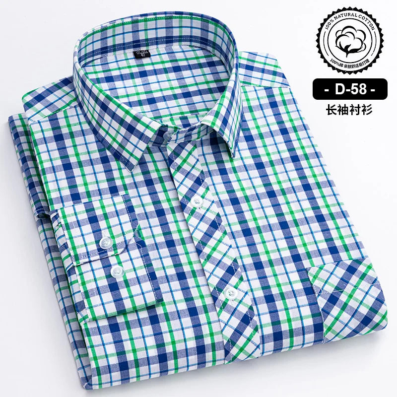 New Cotton Plaid Casual Shirts