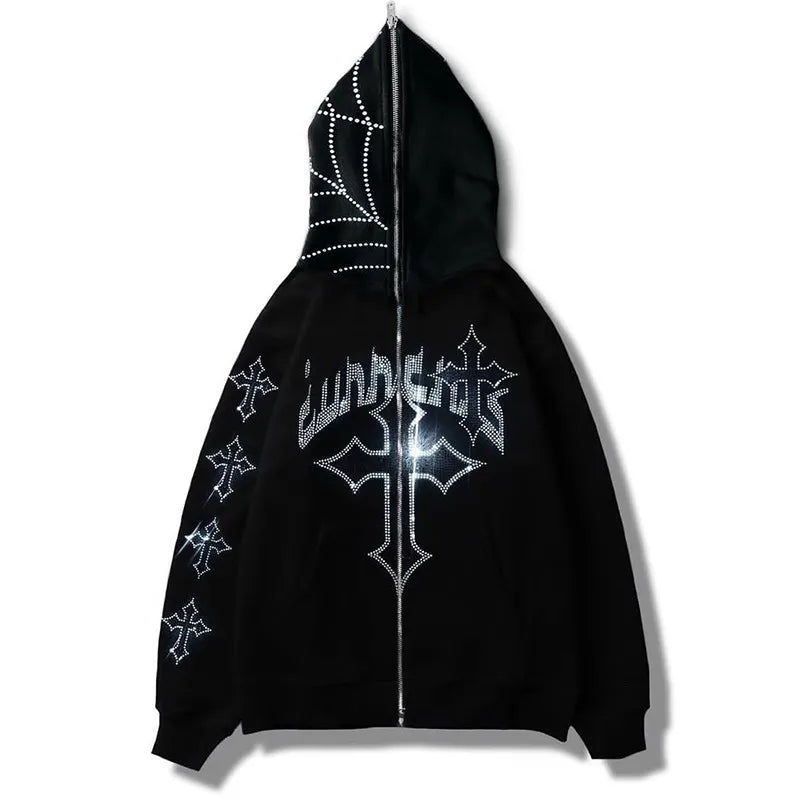 Goth Y2K Fashion Hoodie