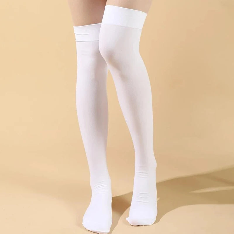 Sexy Black White Women Long Socks