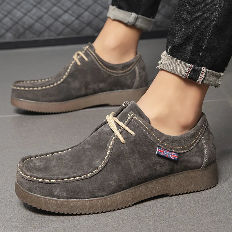 Men Casual Suede Leather Shoes