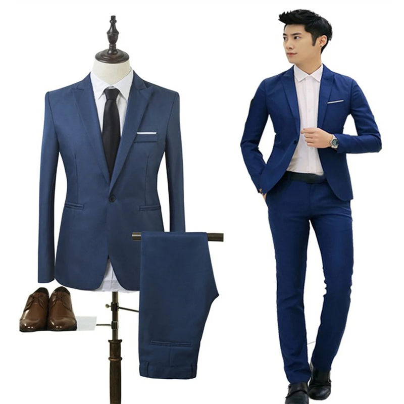 Tuxedos Wedding Slim Business Dress