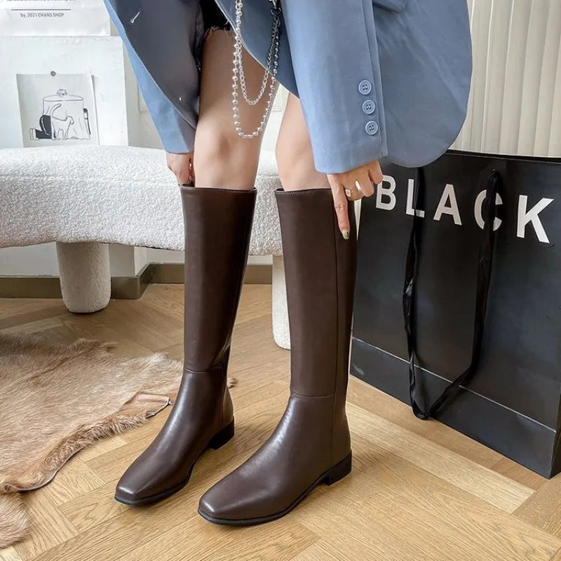 Women Winter Knee High Boots