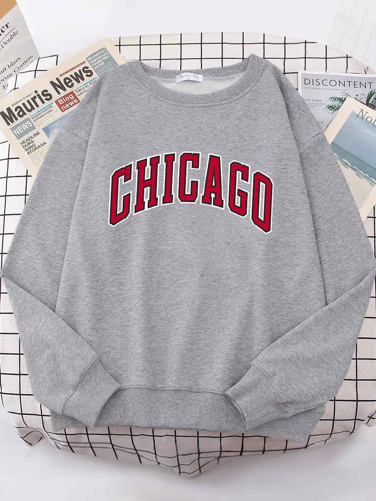 American City Chicago Prints Sweatshirt