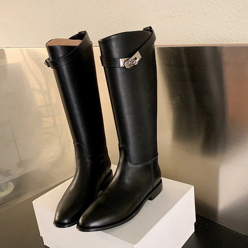 Mid Calf Women's High Boots