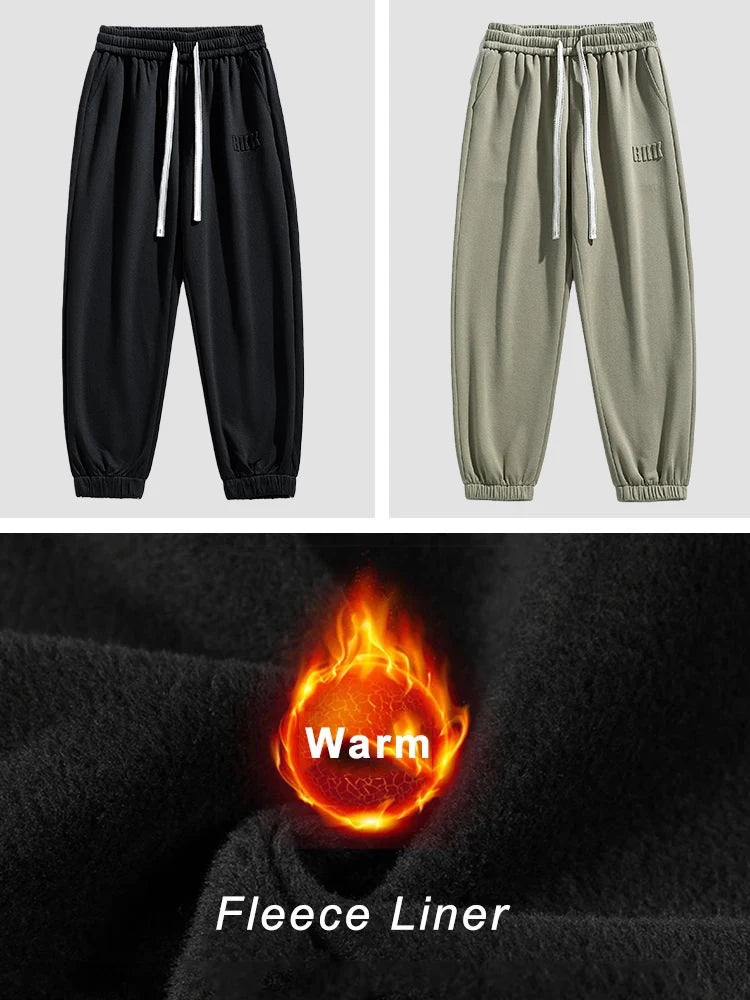 Men Thick Velvet Warm Sweatpants