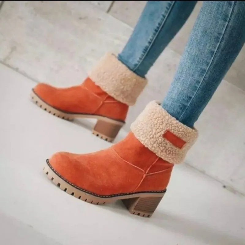 Women Winter Fur Warm Snow Boots