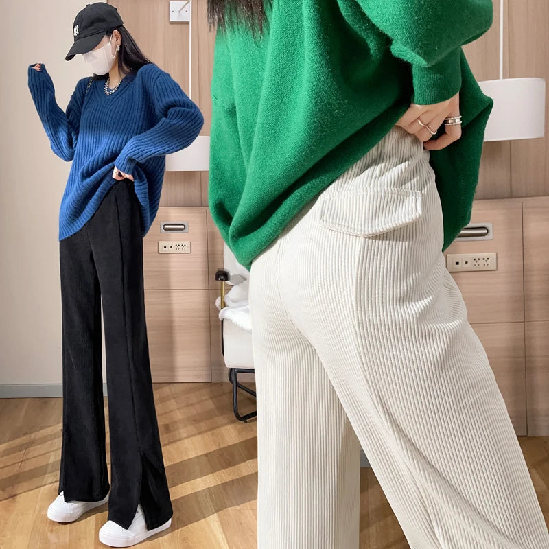 Women Slacks Streetwear Trousers