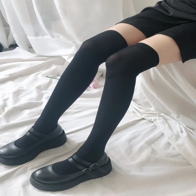 Woman Velvet Lolita Long Socks