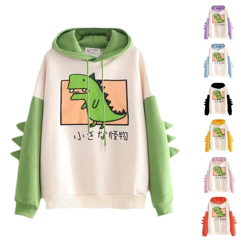 Dinosaur Oversized Cartoon Hoodies