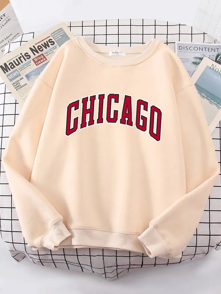 American City Chicago Prints Sweatshirt