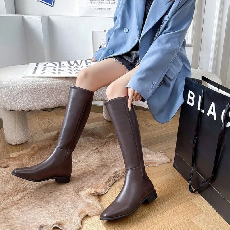 Women Winter Knee High Boots