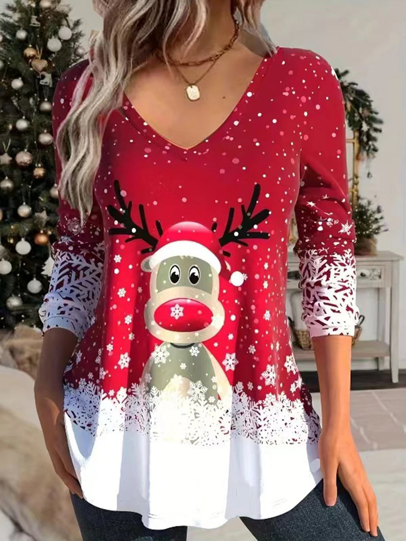 Christmas Top Women Clothing