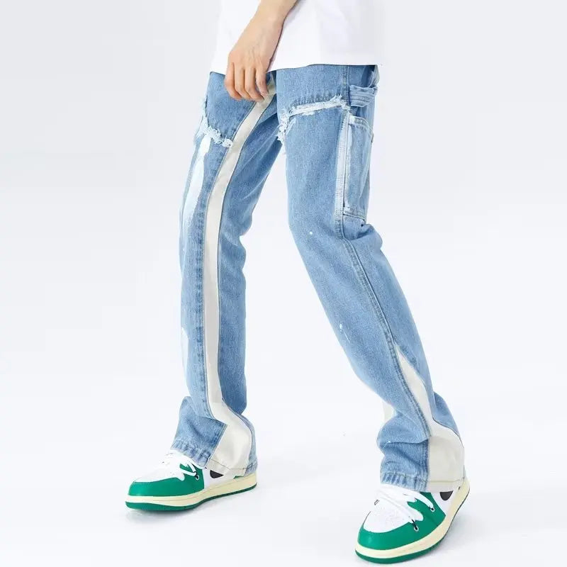 Baggy Flare Jeans Cargo Pants