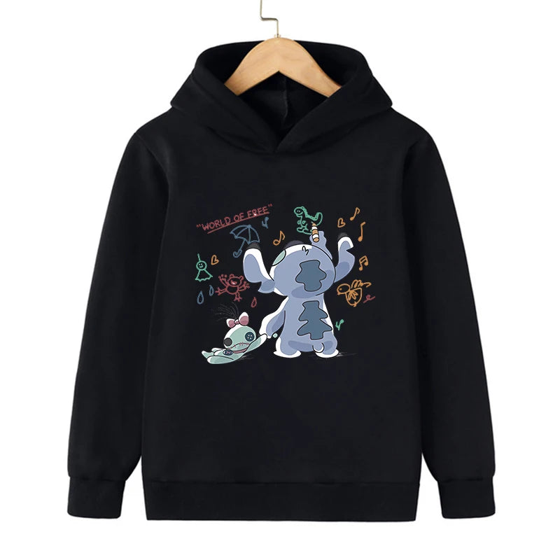 Funny Anime Disney Stitch Hoodie