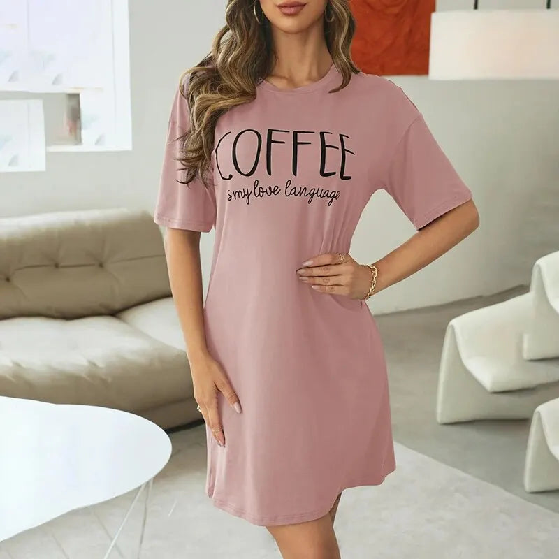 Silk Women Nightgown Dress