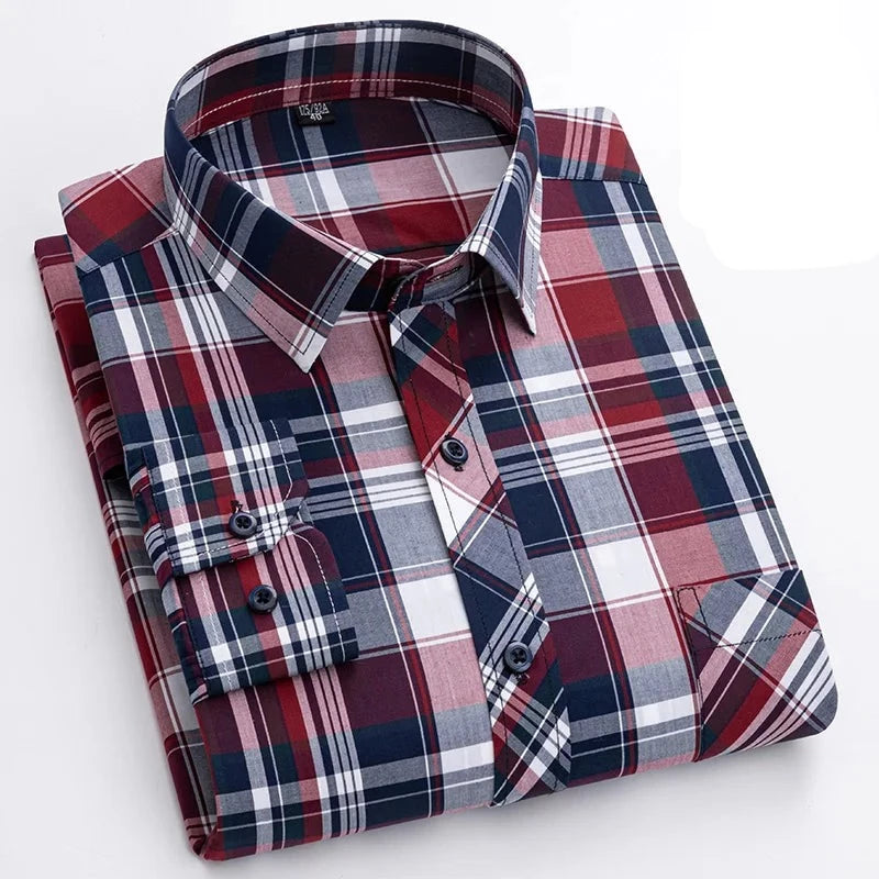 New Cotton Plaid Casual Shirts