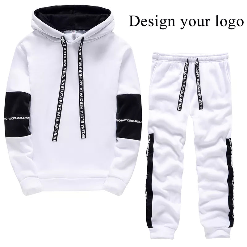 Man Hoodies Set Luxury Tracksuit