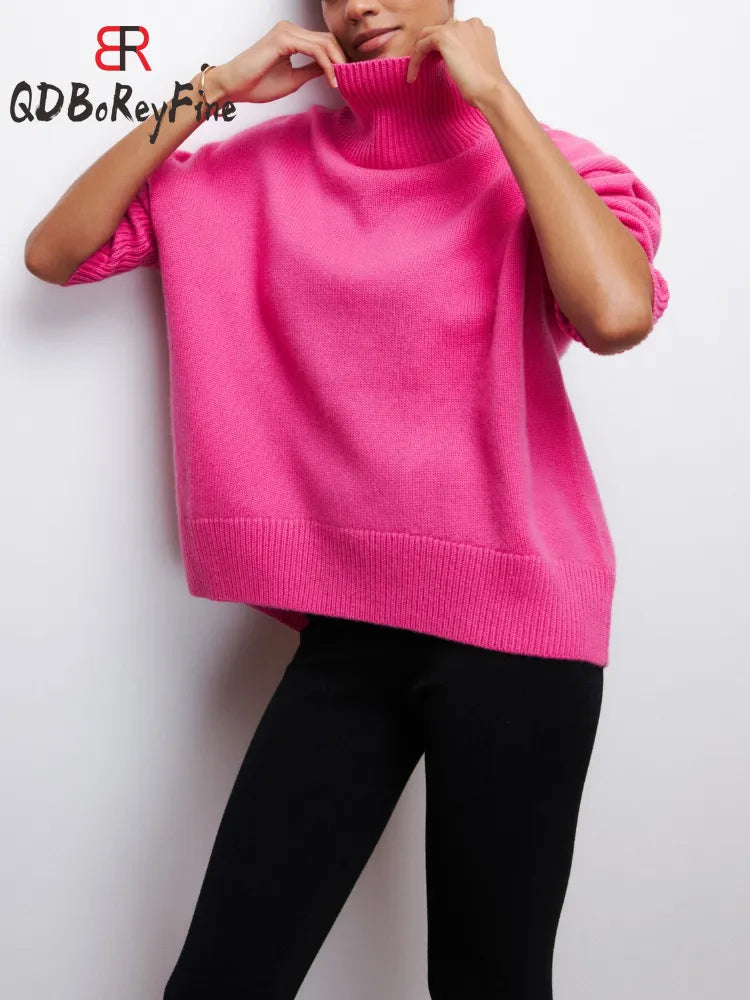 Winter Women Turtleneck Sweater