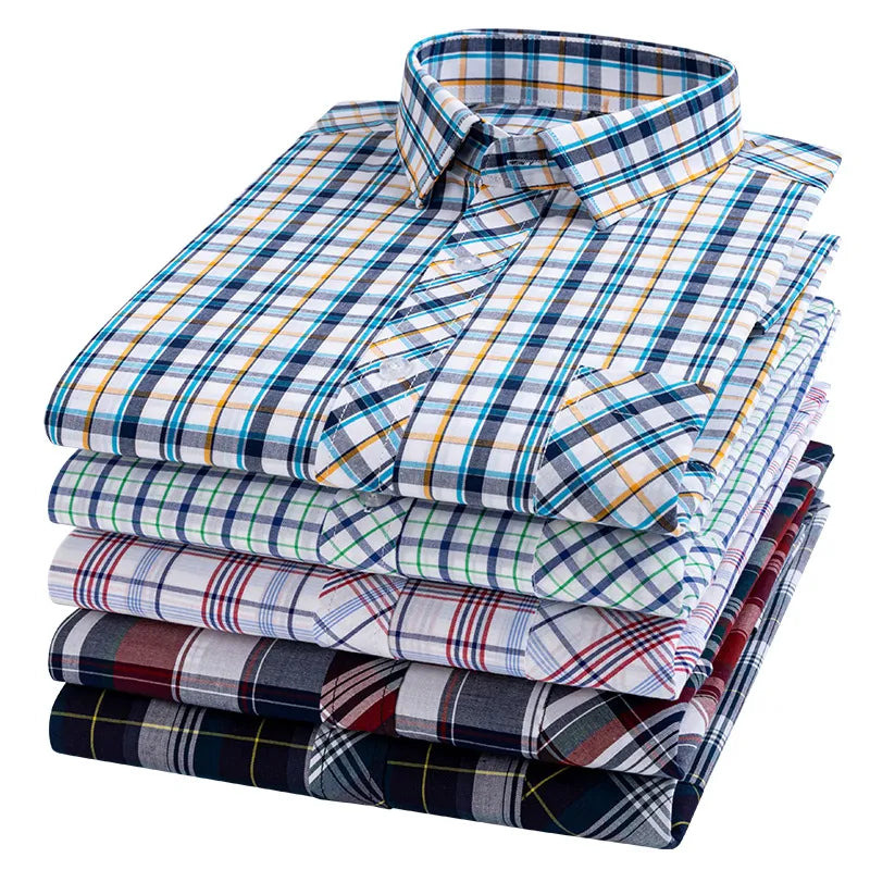 New Cotton Plaid Casual Shirts