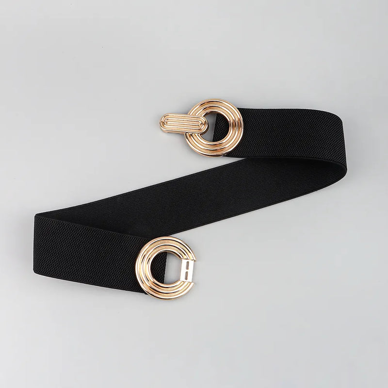 Round Buckle Decoration Coat Sweater