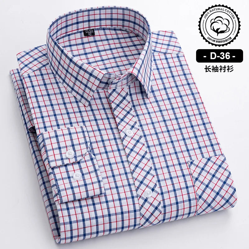 New Cotton Plaid Casual Shirts