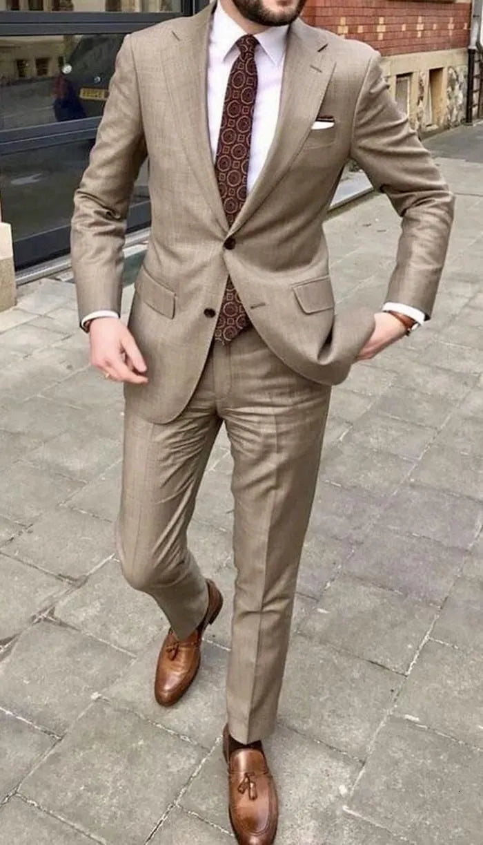 Men's Suit Handsome Casual Suit