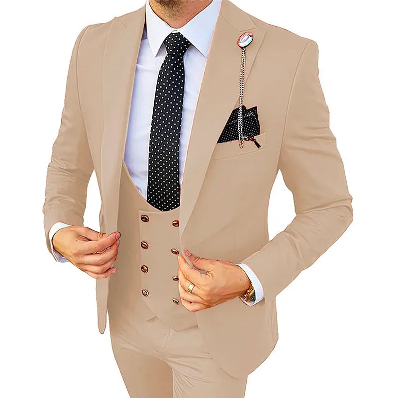 Formal Men 3 Piece Wedding Suit