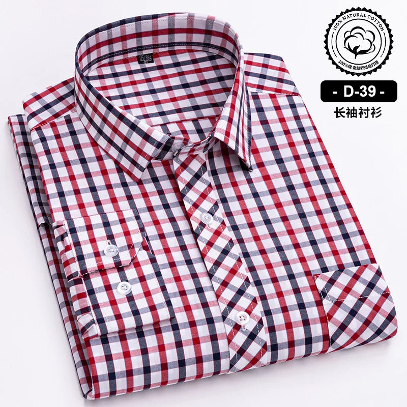 New Cotton Plaid Casual Shirts