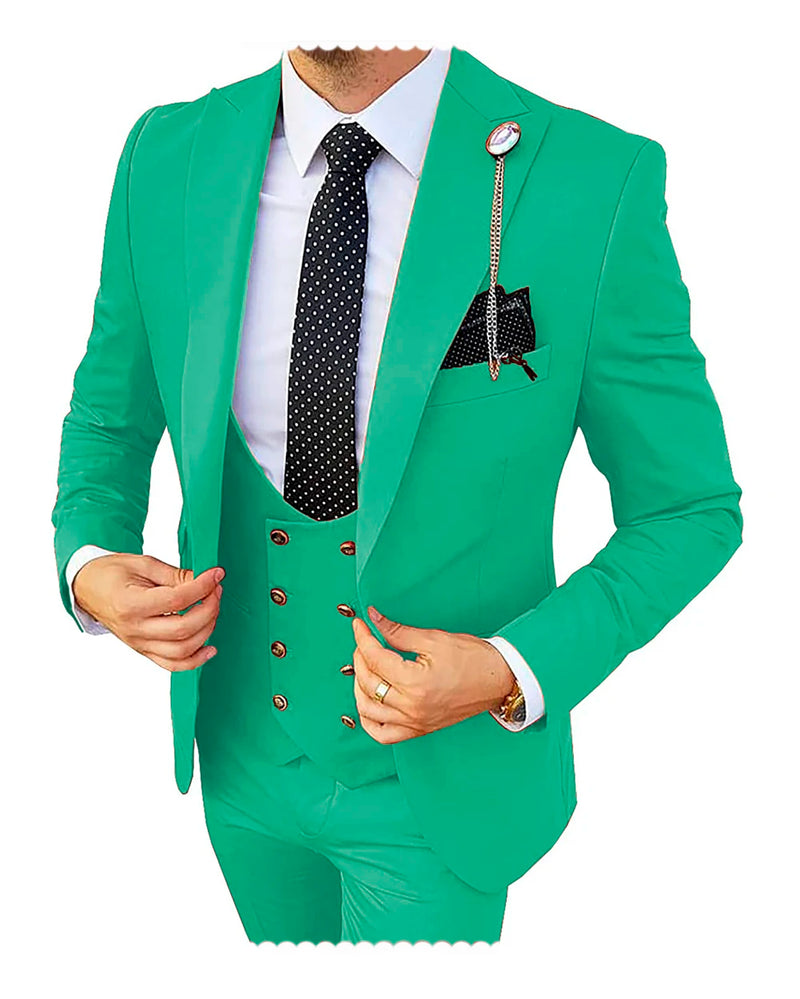 Formal Men 3 Piece Wedding Suit