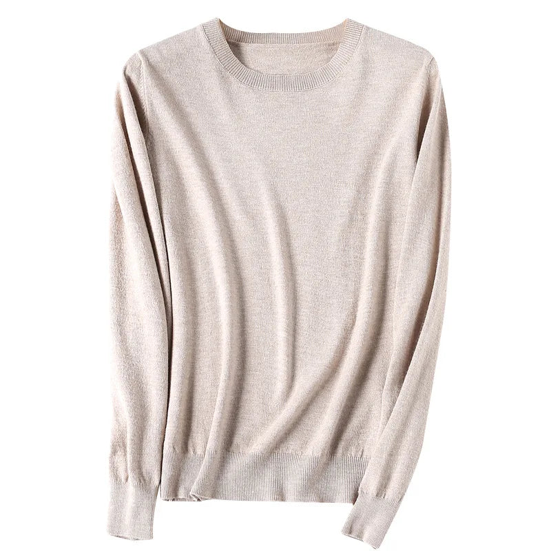 Women Sweater O-neck Jumpers