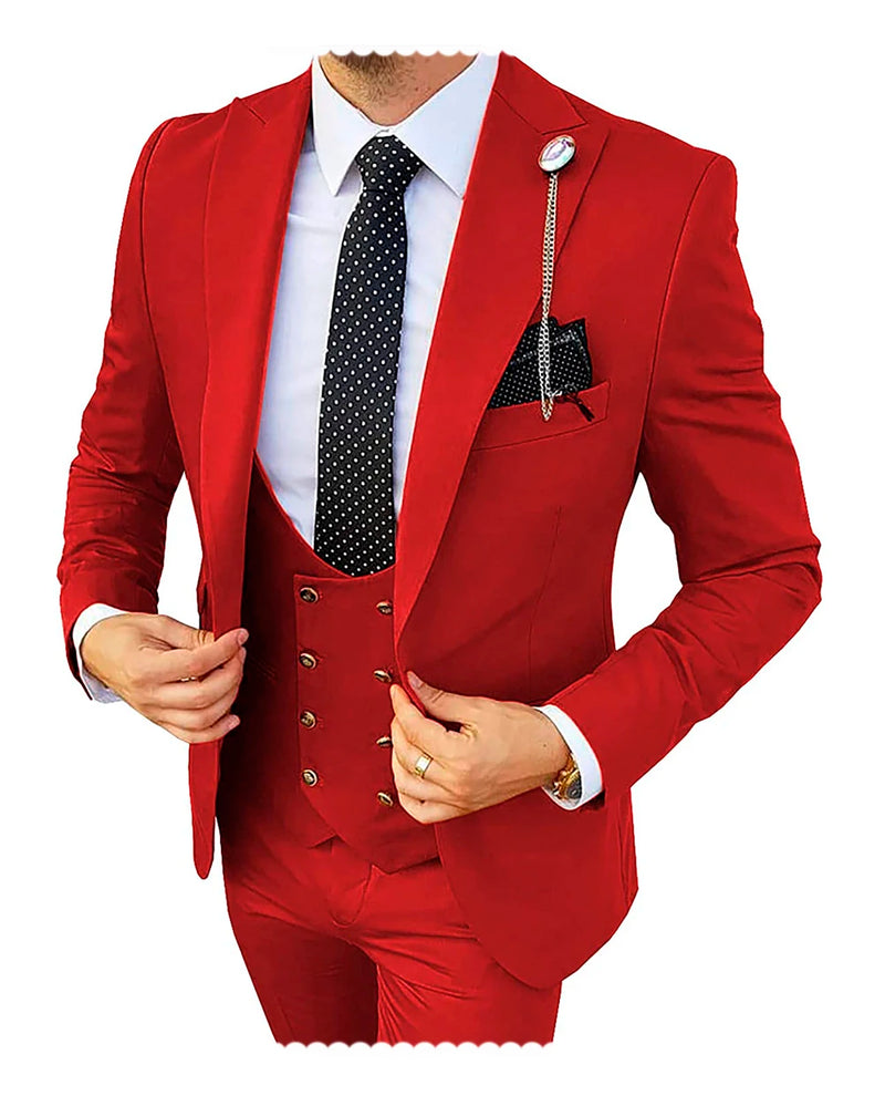 Formal Men 3 Piece Wedding Suit