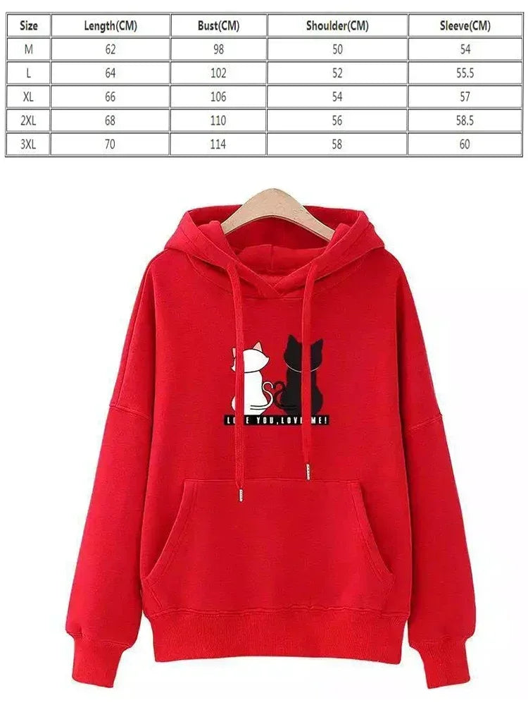 Women Autumn Long Sleeve Hoodies