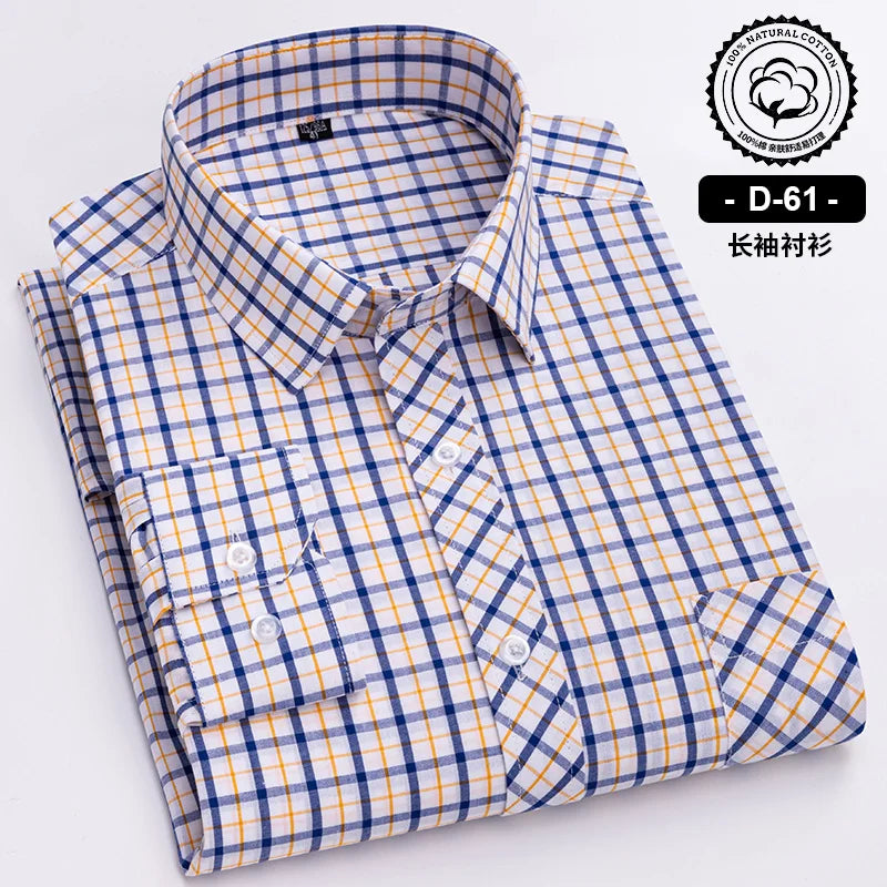 New Cotton Plaid Casual Shirts