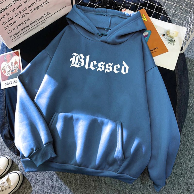 Blessed Creativity Printed Hoodies