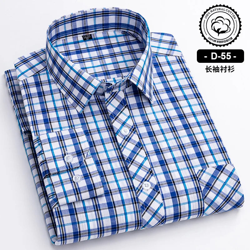 New Cotton Plaid Casual Shirts