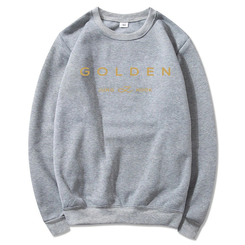 Women Aesthetic Golden Hoodie