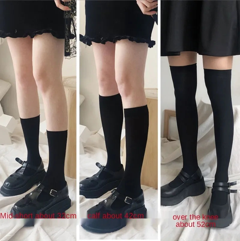 Woman Velvet Lolita Long Socks