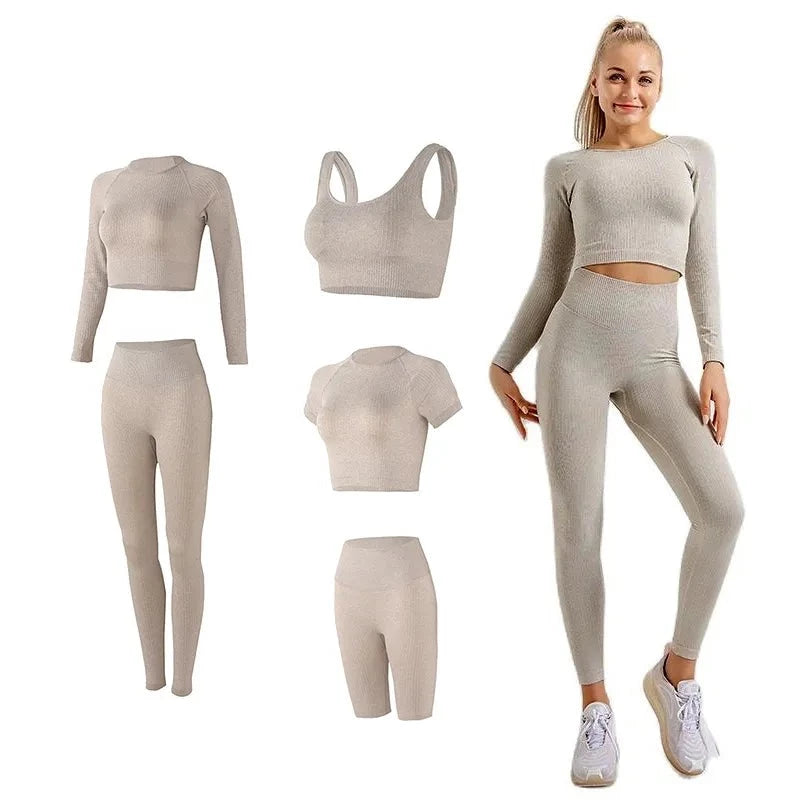 Women's Yoga Seamless Sportswear  Suits