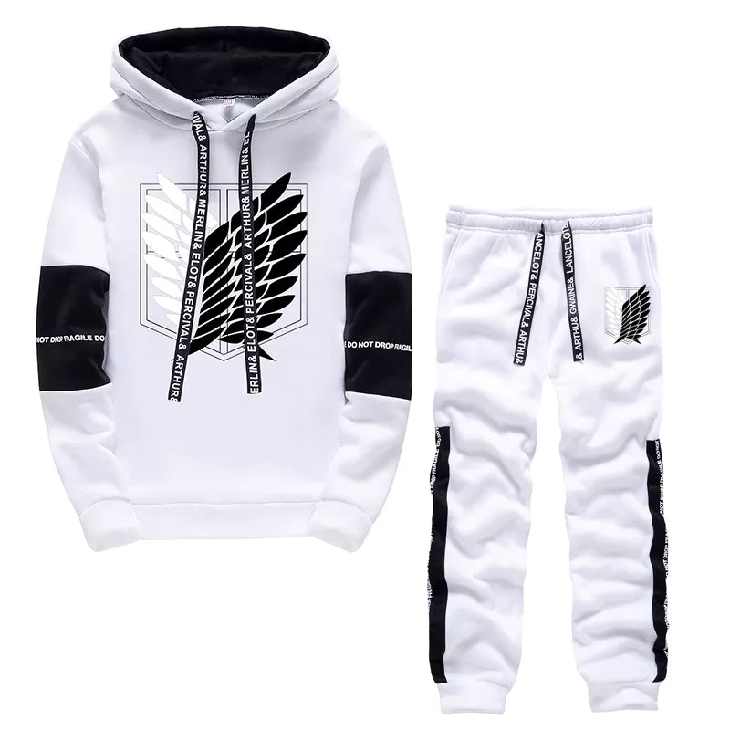 Man Hoodies Set Luxury Tracksuit