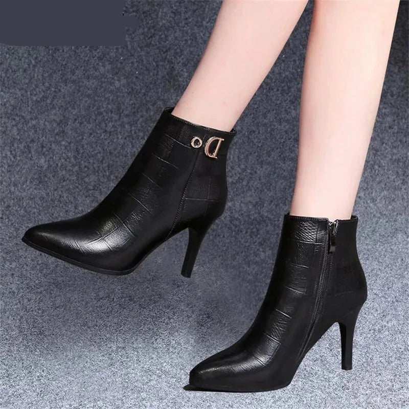 Pointed Toe Stiletto Boots