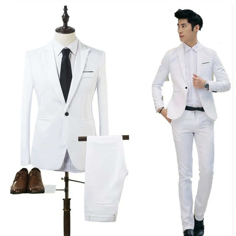 Tuxedos Wedding Slim Business Dress