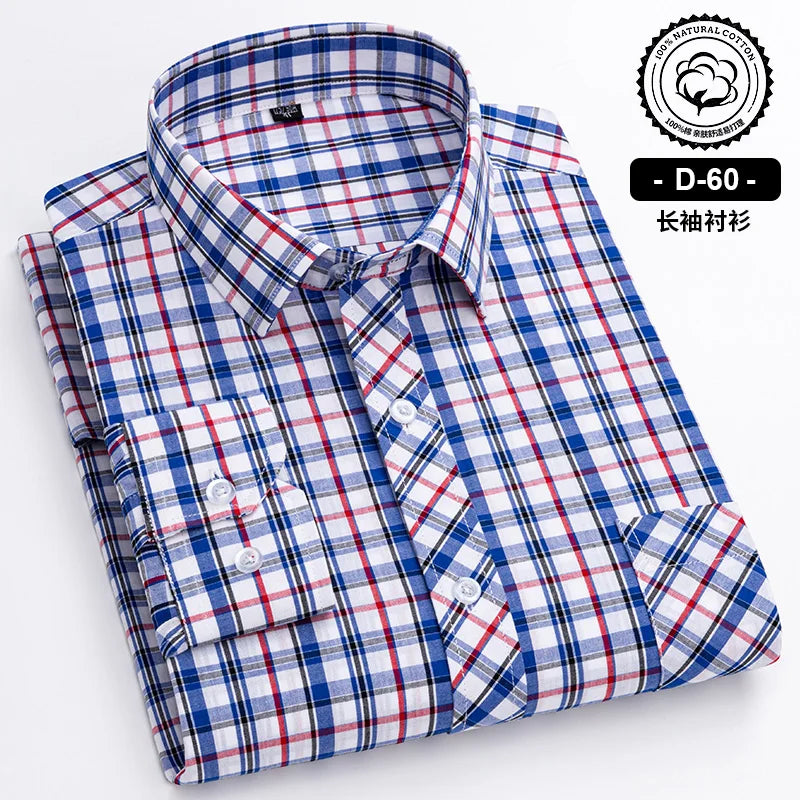 New Cotton Plaid Casual Shirts